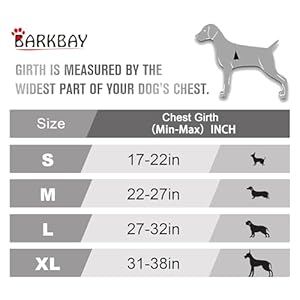 BARKBAY No Pull Dog Harness Front Clip Heavy Duty Reflective Easy Control Handle for Large Dog Walking(Black,L) BARKBAY No Pull Dog Harness Front Clip Heavy Duty Reflective Easy Control Handle for Large Dog WalkingBlackL