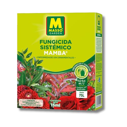 Fungicida Polivalente Sistémico de Amplio Espectro con Acción Preventiva y Curativa 15 ml MUY EFICAZ | Control de Oídio, Roya y Manchas en plantas, huerto y árboles | Tetraconazol 12,5% | Nexum Market