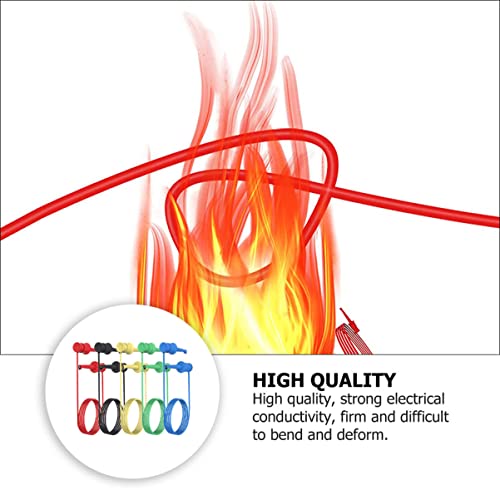 iplusmile 5 Peças Jacaré De Silicone Para Teste De Teste De Gancho Sonda De Teste Fios De Multímetro