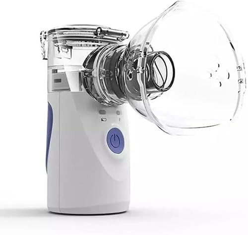 Nebulizador Ultrassônico Mesh Portátil Bivolt Silencioso USB Para Tratamento Respiratório