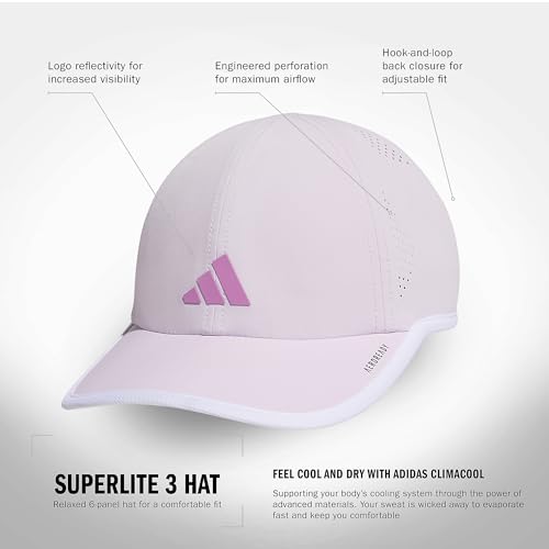 Image of adidas Women's Superlite Hat - Lightweight Moisture-Wicking Cap for Workout and Training