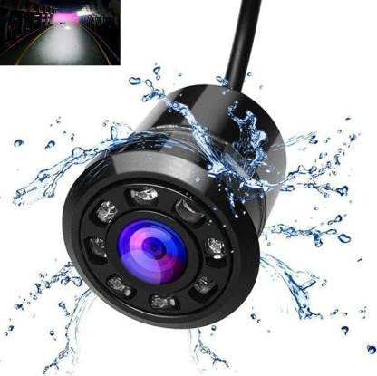 Auto Oprema (Award Winner at INDIA'S Rising Star 2024) Car Rear View Reverse Parking Camera with HD Night Vision 8 LED Waterproof 170 Degree Wide Angle, Black, Small Compatible with Honda Civic 2019, - Image 4 thumbnail