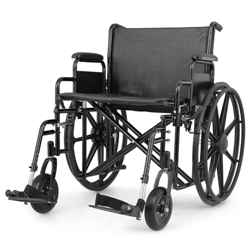 Magshion Extra-Wide Bariatric Wheelchair for Adults – 500 lb Capacity,