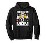 kyokushin karate mom: forza e amore nel design alla moda felpa con cappuccio