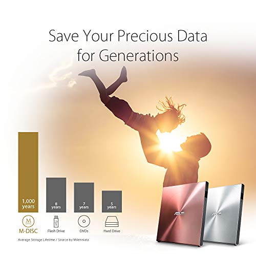 Asus SDRW-08U5S-U Ultradrive externe Slim dvd-brander (8x dvd±R, 6x dvd±R DL, 5x dvd-RAM, USB 2.0) (incl. brandsoftware… - Image 5