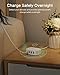 Bull USB Charging Station - 4 in 1 USB Charger with 6ft Extension Cord, USB Multiport Charger for Apple iPhone, Samsung, Tablet, Cruise Ship, Travel, Home, Office, UL Listed
