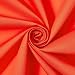Cotton Polyester Broadcloth Fabric Premium Apparel Quilting 45" (1 YARD, Orange)
