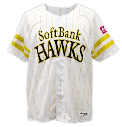 福岡ソフトバンク ホークス ユニフォーム 鷹の祭典 2018 もう1頂! ゴールデンストライプ HAWKS Majestic Lサイズ ユニホーム