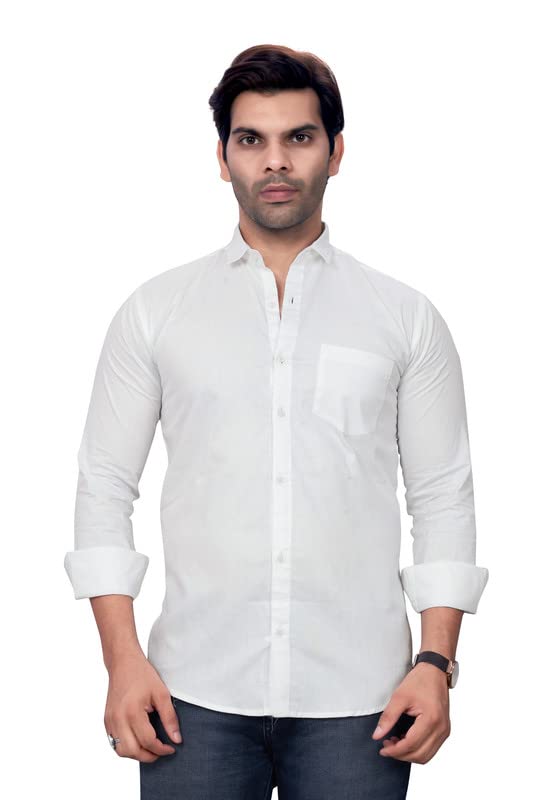 Image of Men's Cotton Regular Fit Fullsleeves Fomal Shirt
