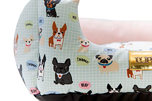 Cama Impermeável Para Cachorro Luppet Pequeno porte até 5kg Rosa Cachorro M