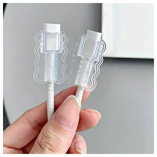 Decorative Cable Protector for Charging Cable Charger Wire Saver Cover, Cord End Protection Accessory