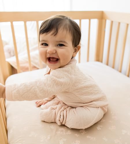 Burt's Bees Baby baby-girls Jumpsuit, 100% Organic Cotton One-piece Long Sleeve Quilted Outfit Coverall3