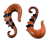 Bandaru Organics Two Toned Ebony and Sawo Wood Dragon Tail