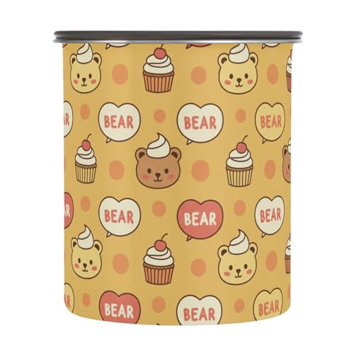 Contenedor Hermético para Café de Acero Inoxidable 900ml