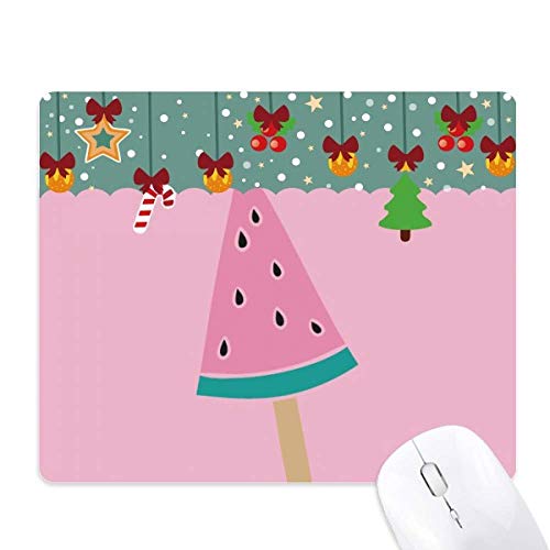 Alfombrilla de ratón rosa antideslizante de helados dulces