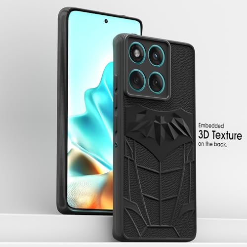 Image of Outlouders Back Cover for Motorola Moto Edge 60 5G / Motorola Moto Edge 60 Fusion 5G | Stylish | Scratchproof | Soft Silicone | Shockproof |Enhanced Camera Lens Protection Bumper Case (Black)