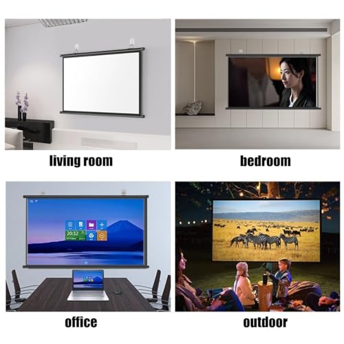 Pantalla para proyector manual 72" 4:3 miniatura 7