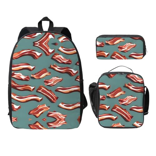 Sac à dos EdWal ensemble léger 3 pièces noir avec trousse scolaire pratique