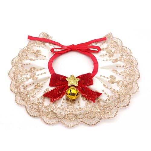 猫首輪 蕾? ネックレス 蝶結び ネコ 首輪 鈴付き お姫様 レースペットアクセサリー 猫唾液タオル 超軽量 蝶ネクタイ かわいい 和風結婚リボン 貴族風刺繍 クリスマスオーナメント 猫服 子犬 子猫 可愛い 軽い 猫用首輪 ペットの首輪 ペット用品 クリ