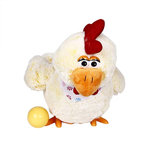 Soft stuffed toy Jouets en Peluche électriques de Poules pondeuses, Chant et Danse drôles, Simulation électrique Mignonne, Poules pondeuses, Cadeau d'anniversaire de Vacances des Enfants Fyxd Cover