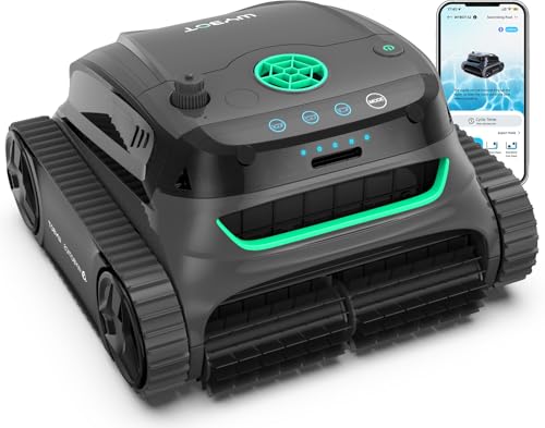 WYBOT S2 Cordless Robotic Pool Cleaner, 210 Mins Runtime, 90W Powerful Suction, Dual Filtration, Automatic Pool Vacuum Ideal for Pools up to 3229 Sq.ft, Floor, Wall Climbing & Waterline Cleaning