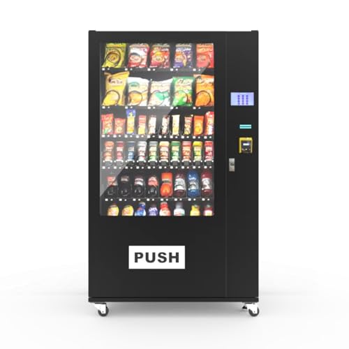Máquina expendedora refrigerada con IA no tripulada con código QR o identificación facial - Servicio de sándwich y bebidas las 24 horas, adecuada para salones corporativos y dormitorios universitarios