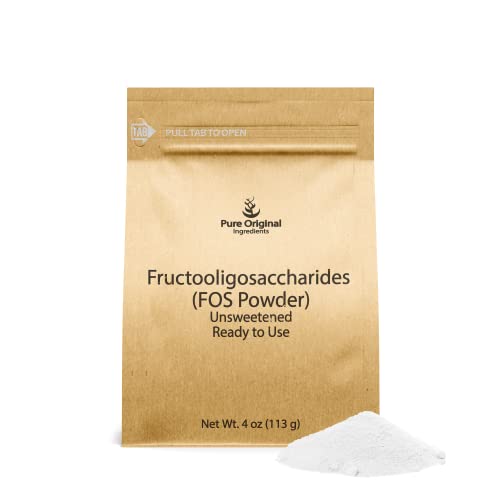 Pure Original Ingredients Fructooligosaccharides 4oz No Additives FOS Powder