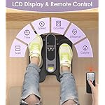 Under Desk Elliptical Machine for Senior Mini Elliptical Leg Exerciser with Remote Control Portable Electric Seated Foot Pedal Exerciser for Home Office - Image 3