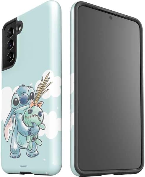 Skinit Pro Phone Case Compatible with Galaxy S21 5G - Officially Licensed Disney Lilo and Stitch Stitch and Scrump Design
