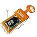 DRIPAC Waterproof Car Key FOB Case Waterproof Wallet Waterproof Holder Pouch for Key ID Badge Credit Card Money（Orange）
