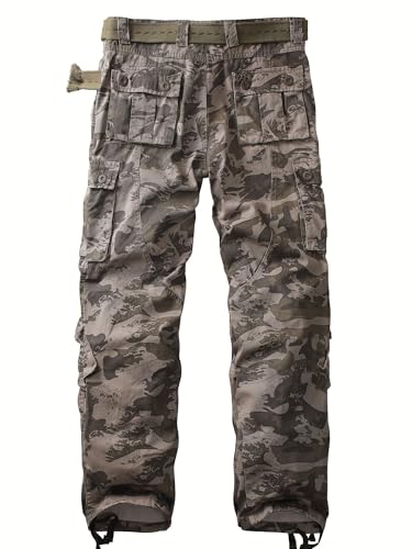 Image of AKARMY Men's Relaxed Fit Cargos