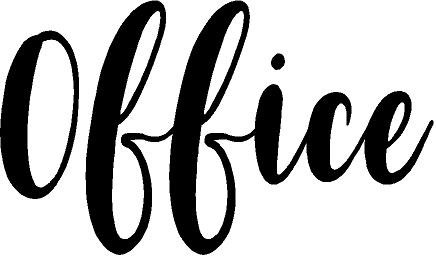 CreativeSignsnDesigns Door Vinyl Decal - Pantry, Restroom, Closet Water, Closet, Laundry, Office, toilettes, Bathroom (Office, Black)