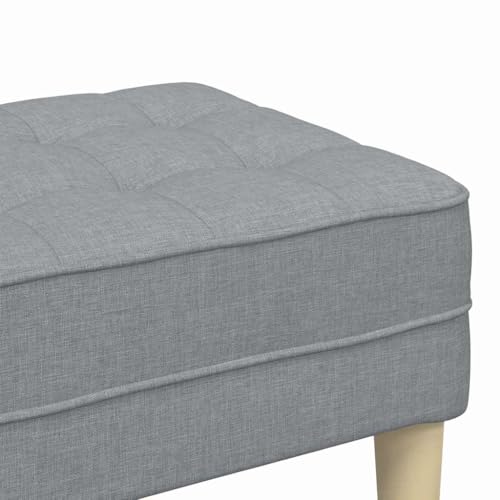 Banc avec coussin gris clair pour ranger les chaussures de couloir et protéger les parquets - 8