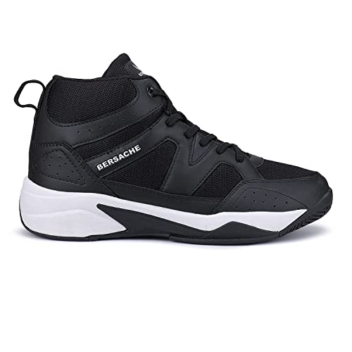 Image of BERSACHE Premium Sports,Gym, Trending, Stylish Running Shoes for Men (Black)