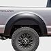 Bushwacker 20088-02 Extend-A-Fender Style Rear Fender Flares, 2 Piece, Black