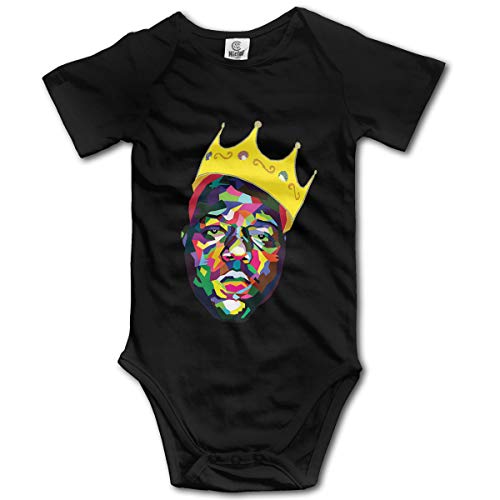 BCOWBONEOWGDF Biggie Smalls is The Illest Preview Newborn Boys Girls Jumper Toddler Baby One-Pieces Blouse Black