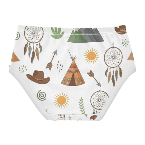Toddler Girl Briefs, Dreamcatchers Cotton Underwear Girls, 2T–8 Years2
