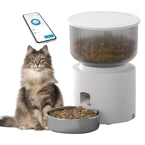 Comedouro para Cães,Comedouro para gatos,3 L Alimentador Automáti...