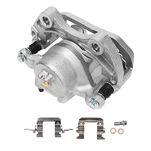 Image of Detroit Axle - 4pc Brake Calipers for 02-06 Nissan Altima, 4 Front and Rear Disc Brake Calipers 2002 2003 2004 2005 2006 Replacement