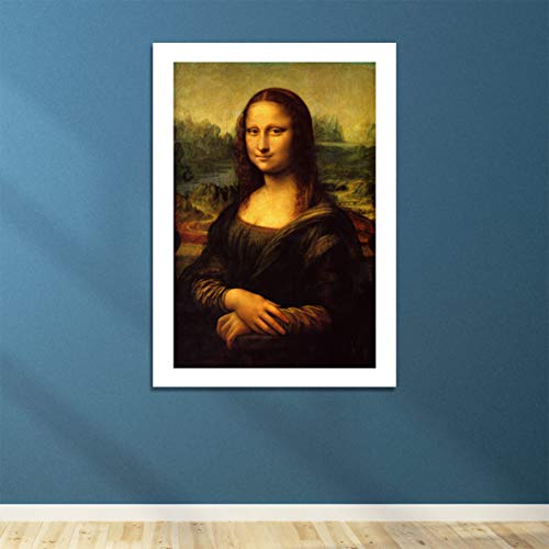 Mona Lisa de Leonardo Da Vinci : impression d'art petit modèle avec passe-partout