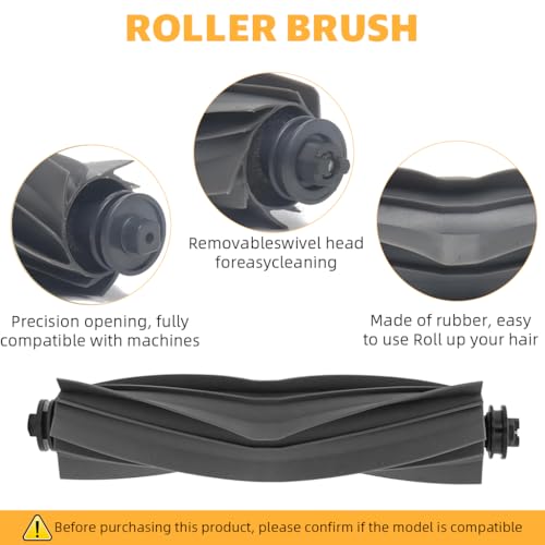 Image of HASTHIP 12Pcs Replacement Parts for Dreame X40 Ultra Vacuum Cleaner, Spare Accessories with 1 Main Roller Brush, 3 Side Brushes, 2 Mop Cloth, 2 Filters, 4 Cleaning Mop, 2 Dust Bags