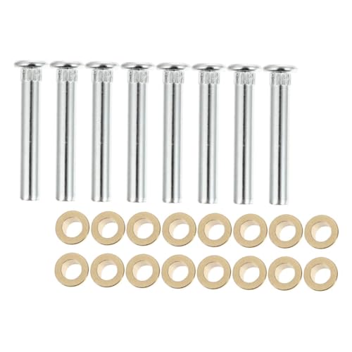 Kit de pasadores y bujes de bisagra de puerta de coche de aluminio para reparación de automóviles