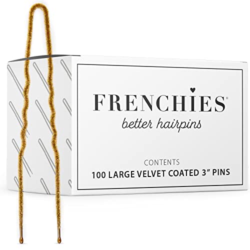 Frenchies French Twist Hair Pin, Ultra Flocked Extra Soft French