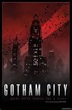 DC Batman (Comic) - Gotham City Shadow Wall Poster, 34L' x 22.4W', Premium Unframed Version
