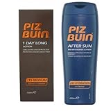 Piz Buin 1 Jour Longduo Sun Loción SPF 15 100 ml & Tan Intensifier Doposole 200 ml