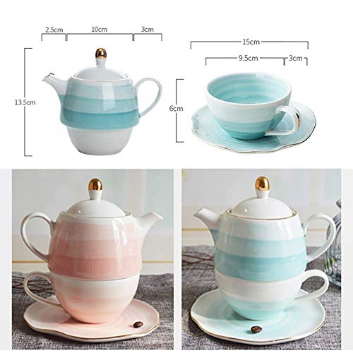 Con burbujas desmontables, tetera, tetera caliente, máquina de té perfecta, tetera de estilo europeo y una taza de taza… - Imagen 3