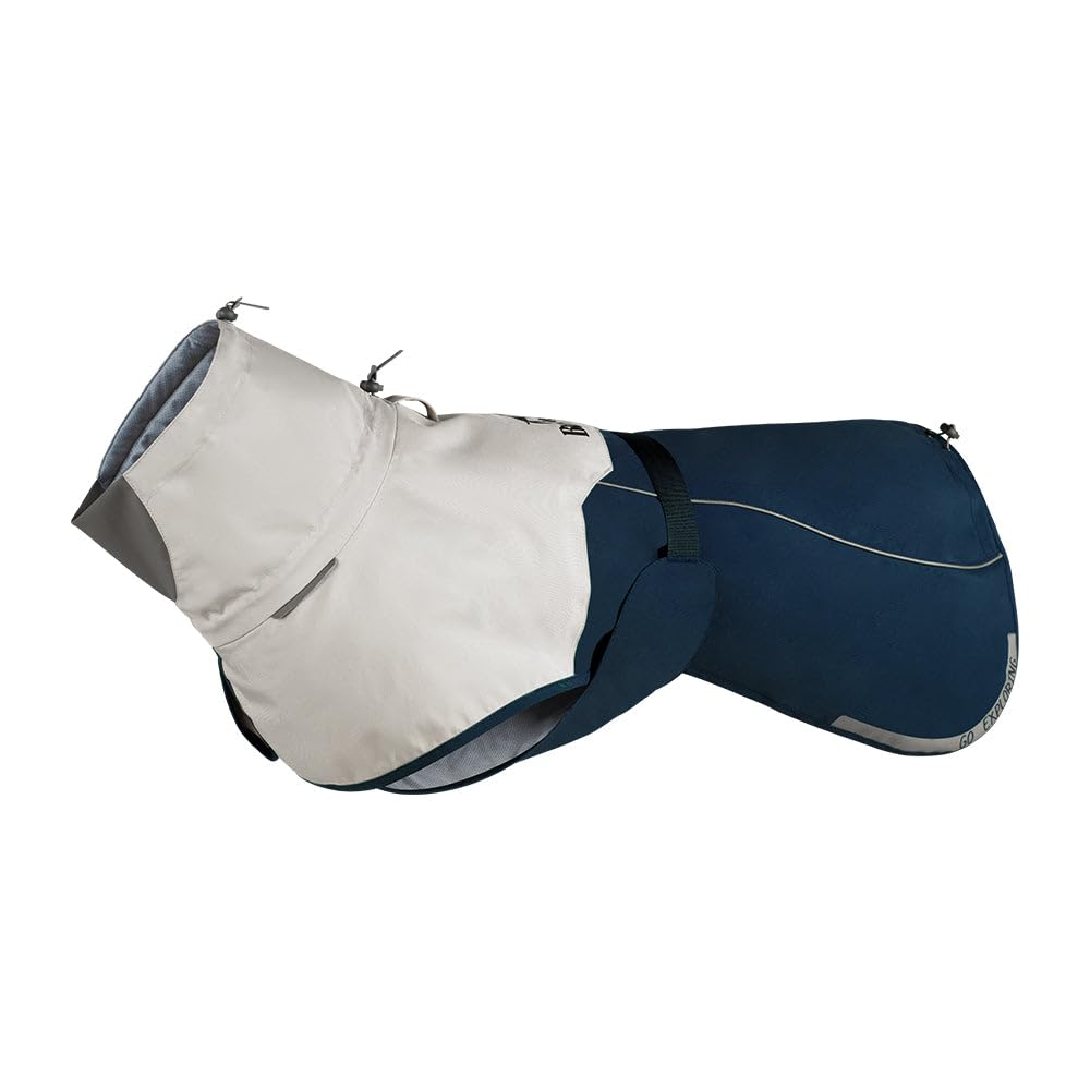 Veste pour chien - Imperméable pour chien - Coupe-vent - Imperméable - Légère - Couleur Bleu - Taille S -35x47x51~59cm