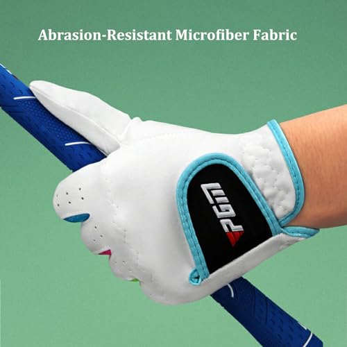 Guantes de golf de microfibra suave para mano derecha e izquierda 5