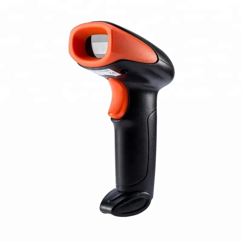 JAYSON'S 1D Wireless Barcode Scanner 1D, 50+mtr Range, Non Breakable, (Black/Red) with Inbuilt Memory, Battery Backup 20+Days