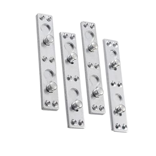 TEHAUX Smooth Surface Bed Hinge Universal Bed Frame Bracket for New or Repair Projects